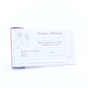 10 TARJETAS DE INVITACION MATRIMONIO COLMODERNAS